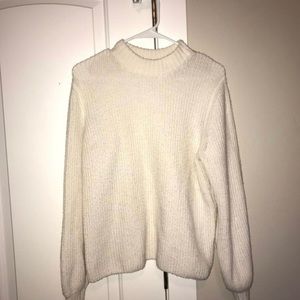 Womens cream knit sweater